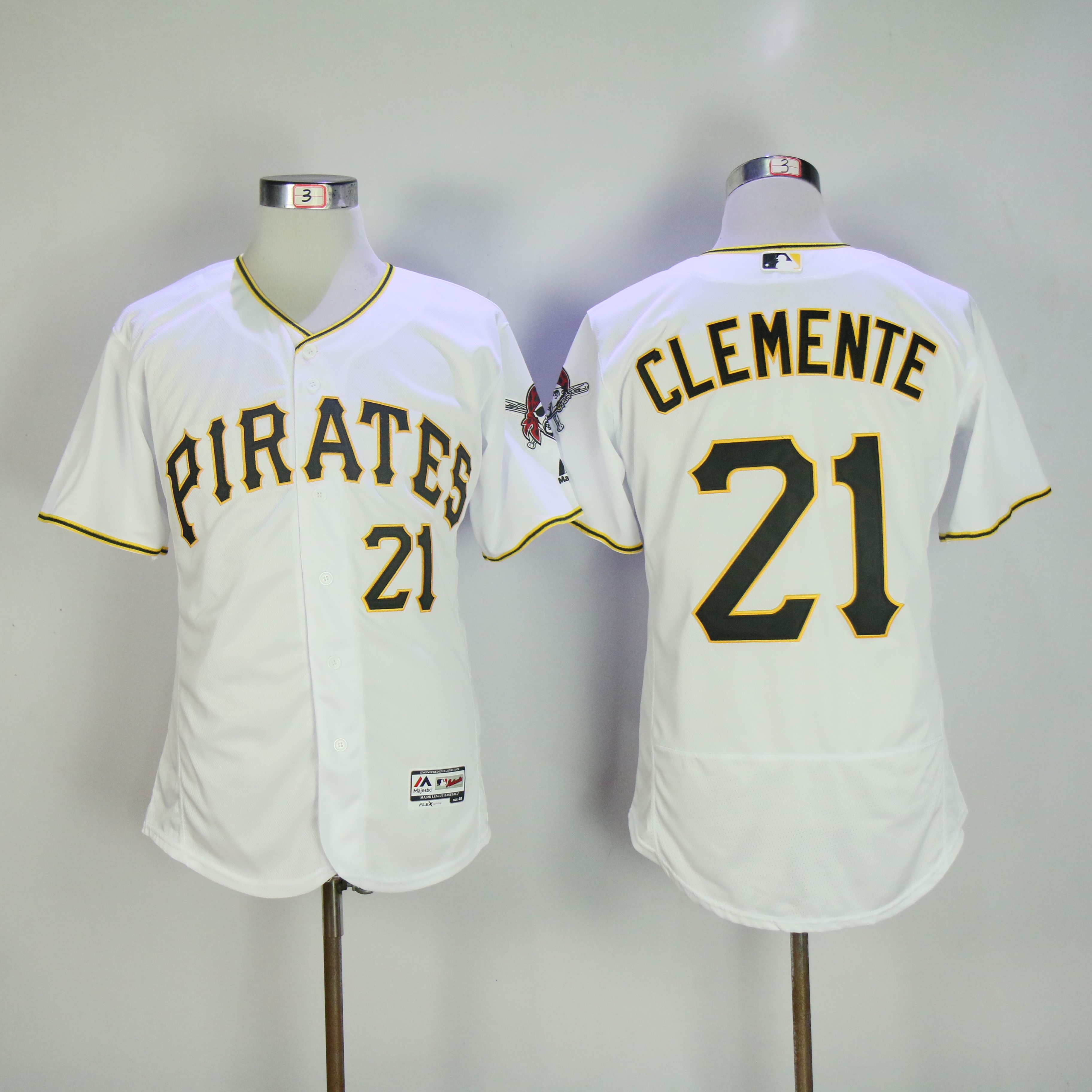 Men Pittsburgh Pirates 21 Clemente White Elite MLB Jerseys1